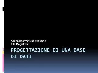 abilit informatiche avanzate cdl magistrali