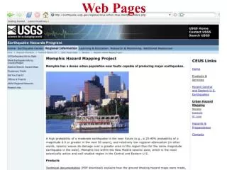 Web Pages