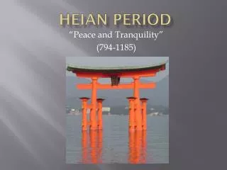 Heian Period
