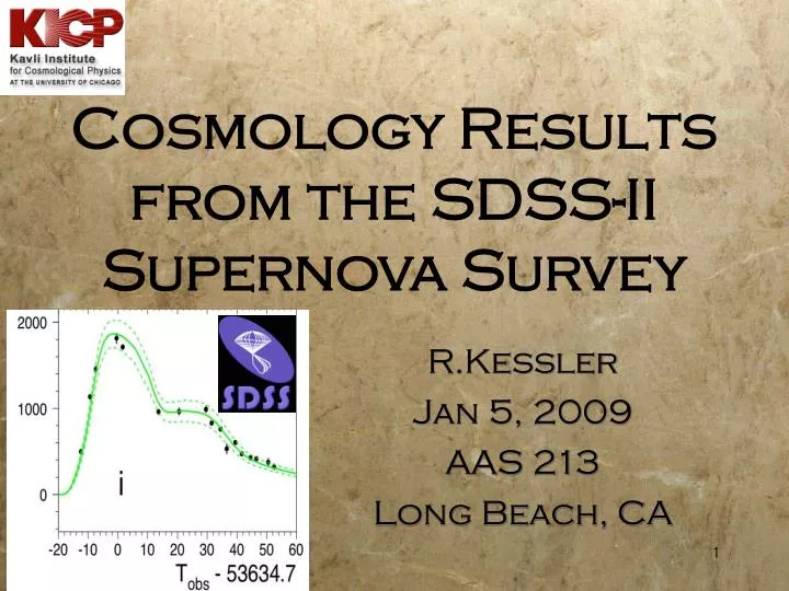 cosmology results from the sdss ii supernova survey