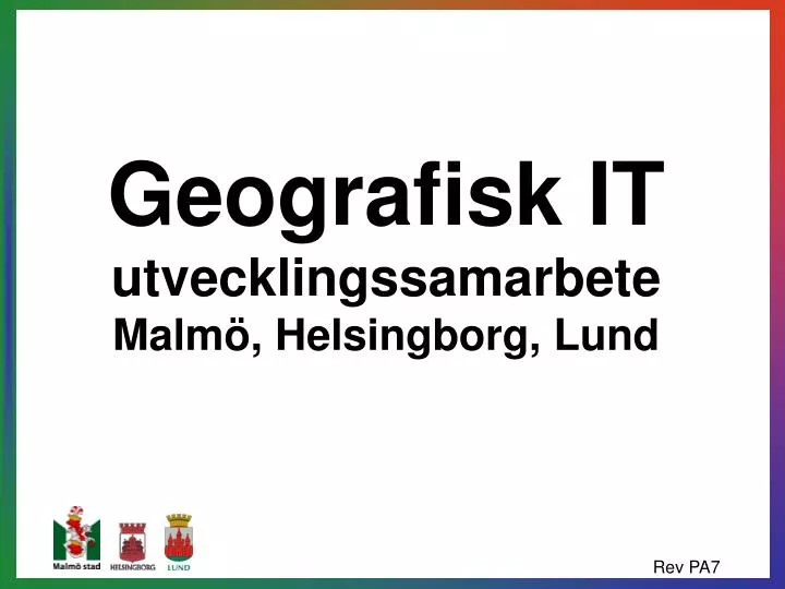 geografisk it utvecklingssamarbete malm helsingborg lund