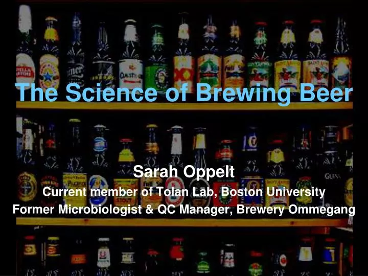 the science of brewing beer