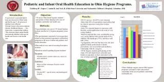 Pediatric and Infant Oral Health Education in Ohio Hygiene Programs.