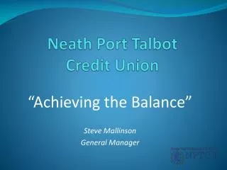 Neath Port Talbot Credit Union
