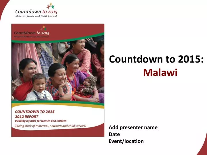 countdown to 2015 malawi