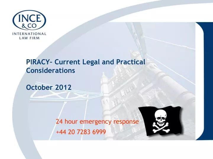 piracy current legal and practical considerations october 2012