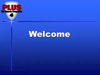 Welcome