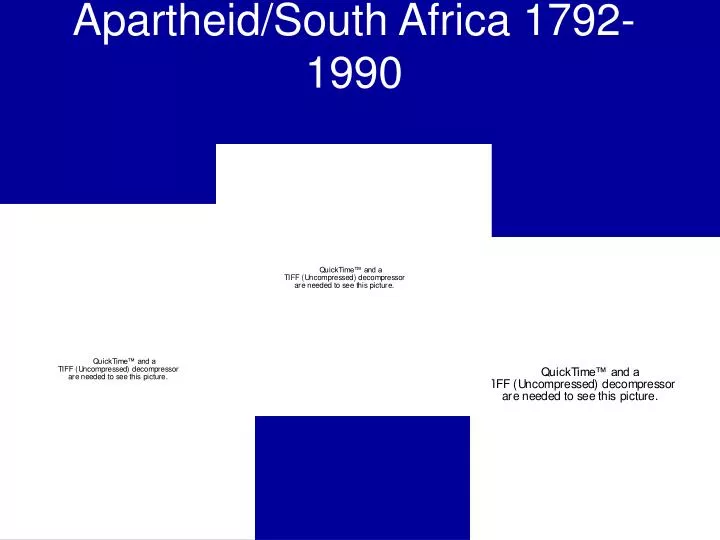 apartheid south africa 1792 1990