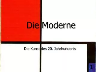 die moderne