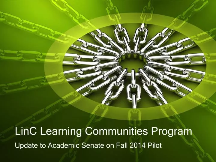 linc learning communities program