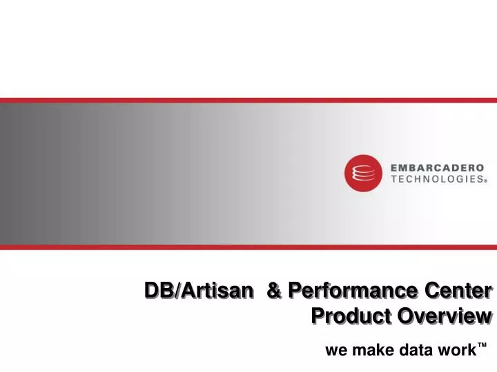db artisan performance center product overview