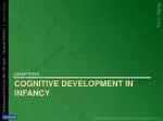 COGNITIVE DEVELOPMENT IN INFANCY - slide 1