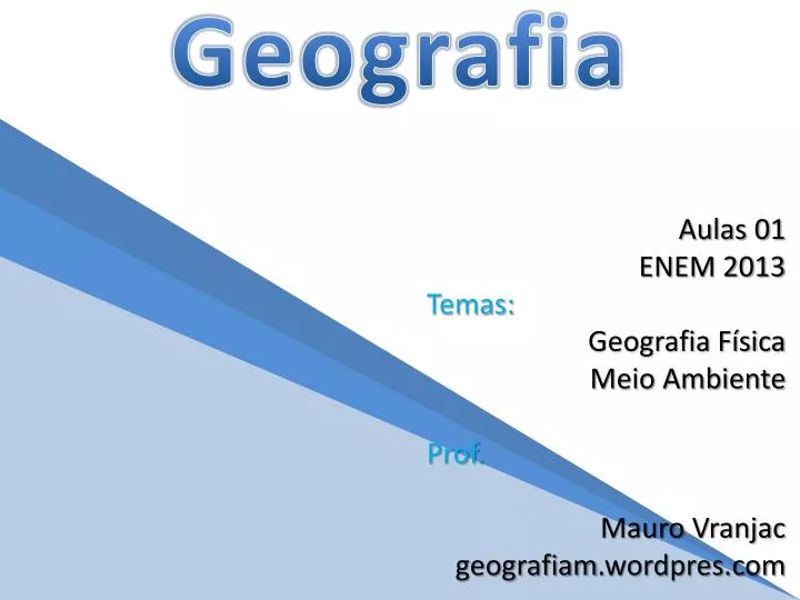 GEOGRAFIA 8: O clima frio de altitude