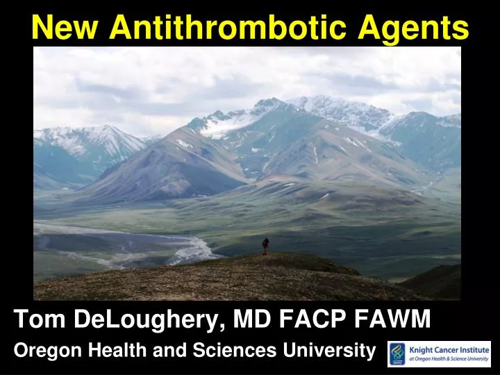 new antithrombotic agents