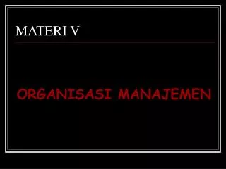 materi v