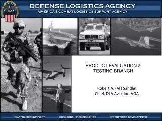 PRODUCT EVALUATION &amp; TESTING BRANCH