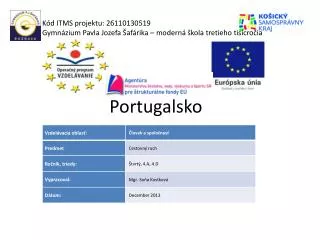 portugalsko