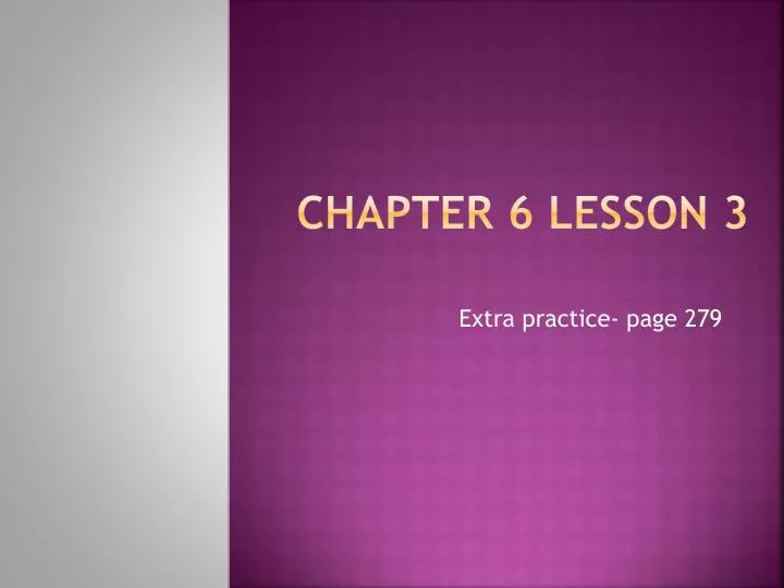chapter 6 lesson 3