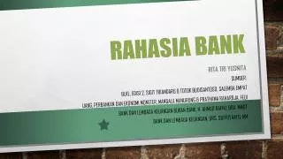 rahasia bank