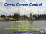 Cervix Cancer Control - slide 1
