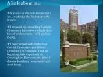 Michele Renner - Dedicated Student and Educator | University of St. Francis - slide 1