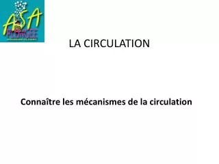 la circulation
