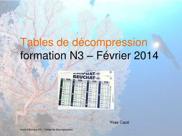 tables de d compression formation n3 f vrier 2014
