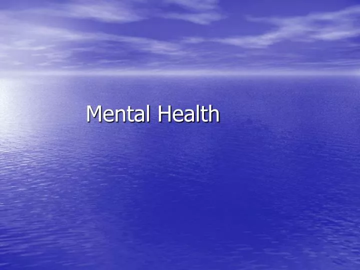 mental health