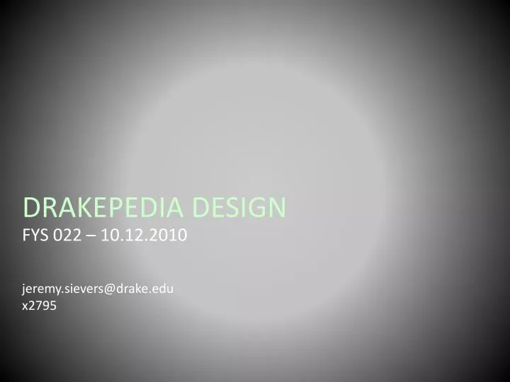 drakepedia design