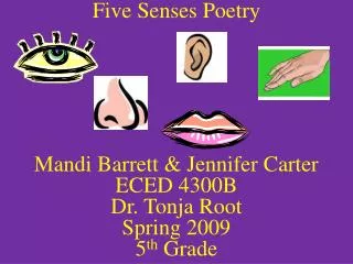 Five Senses Poetry