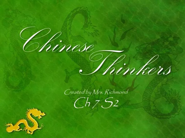 chinese thinkers