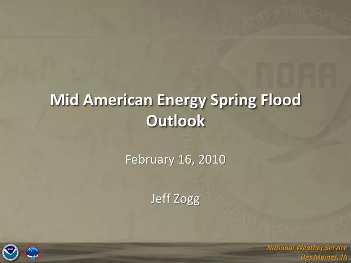 mid american energy spring flood outlook