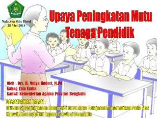 PPT - PENGELOLAAN PENDIDIK DAN TENAGA KEPENDIDIKAN Oleh , KOMAR HIDAYAT ...