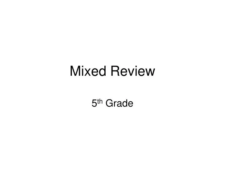 mixed review