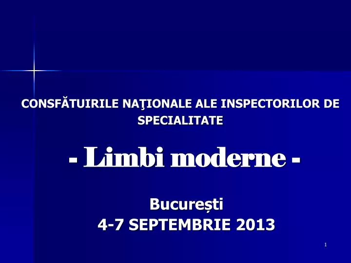 consf tuirile na ionale ale inspectorilor de specialitate