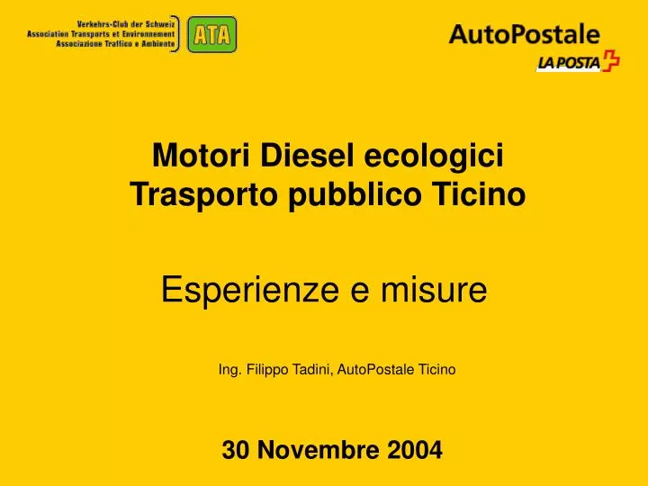 motori diesel ecologici trasporto pubblico ticino