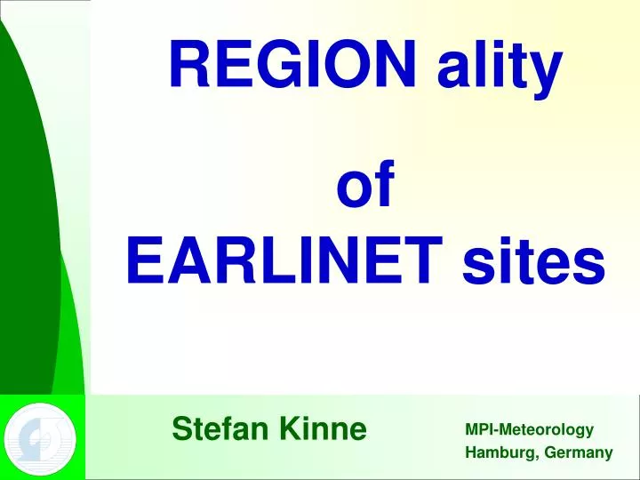 region ality of earlinet sites