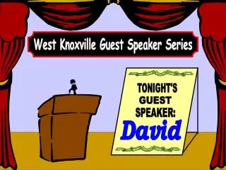 West Knoxville Guest Speaker Series
