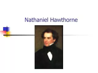 Nathaniel Hawthorne