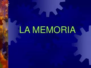 la memoria
