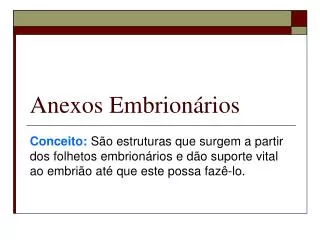 anexos embrion rios