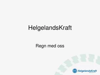 helgelandskraft