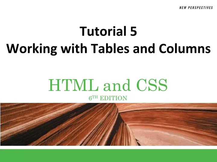 tutorial 5 working with tables and columns