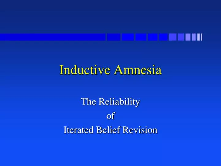 inductive amnesia