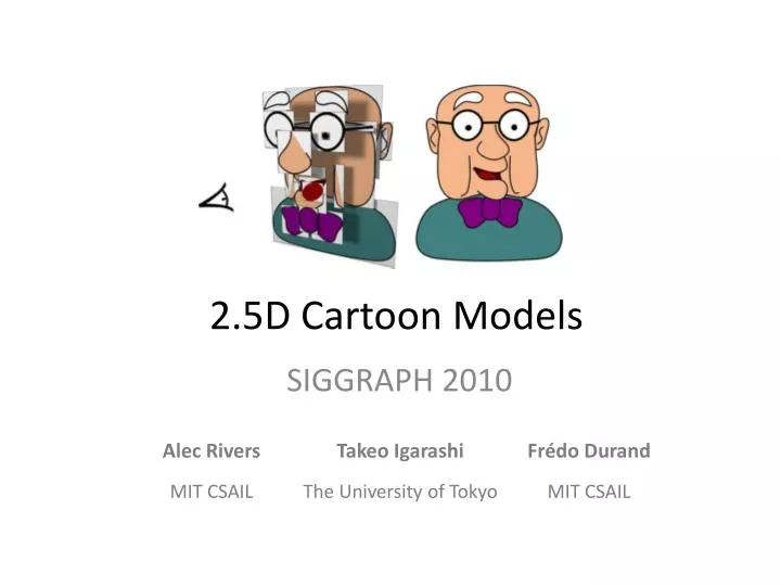 2 5d cartoon models