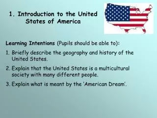 1. Introduction to the United States of America