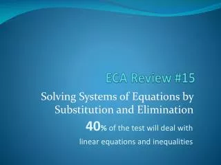 ECA Review #15