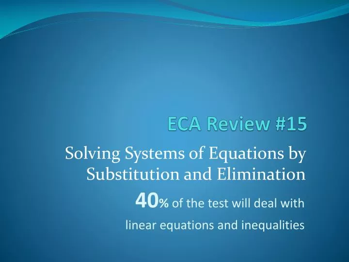 eca review 15