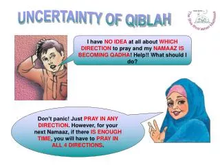 UNCERTAINTY OF QIBLAH