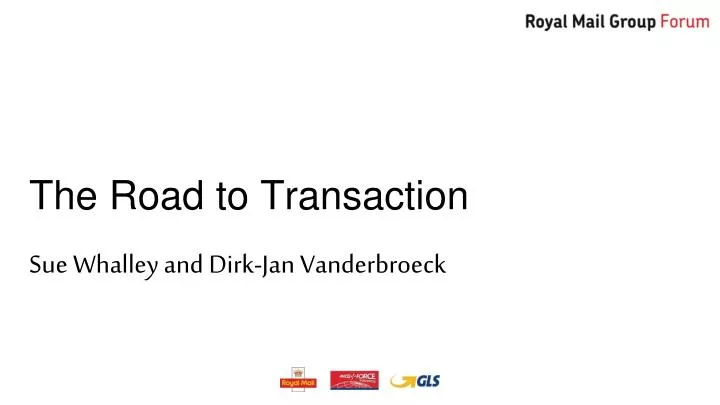 the road to transaction